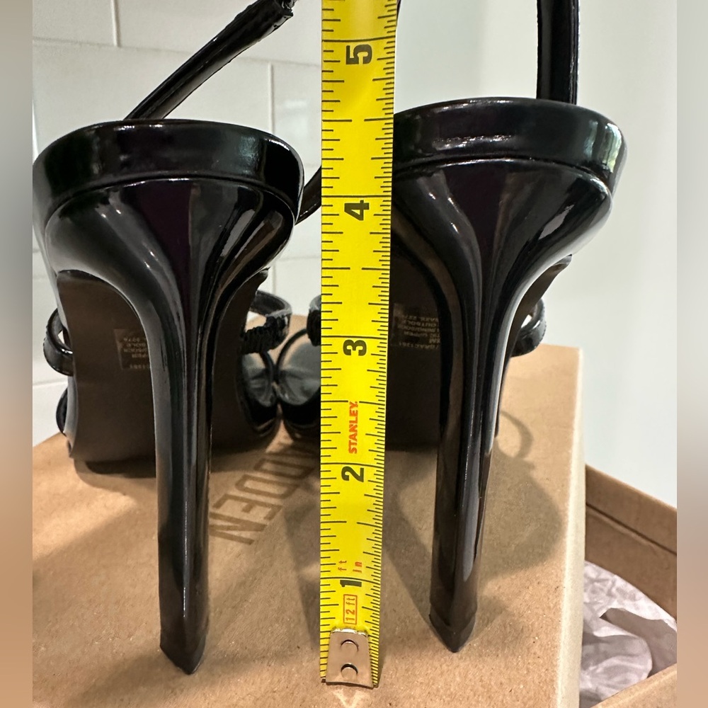 Steve Madden “Gracey” Black Patent Heels - Picture 6 of 7